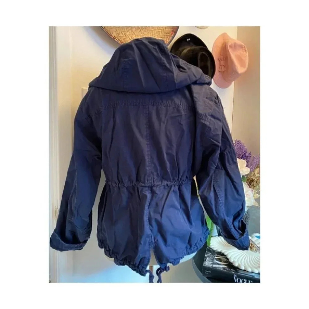 GAP - Oversized Blue Utility Jacket - Picture 3 of 5